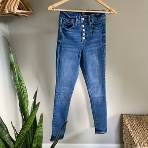 GAP 5-Button High Rise Jeggings - Size 00/24